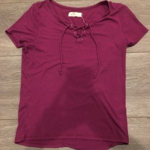 Lace Up T-Shirt